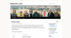 Desktop Screenshot of nezavisli.liten.cz